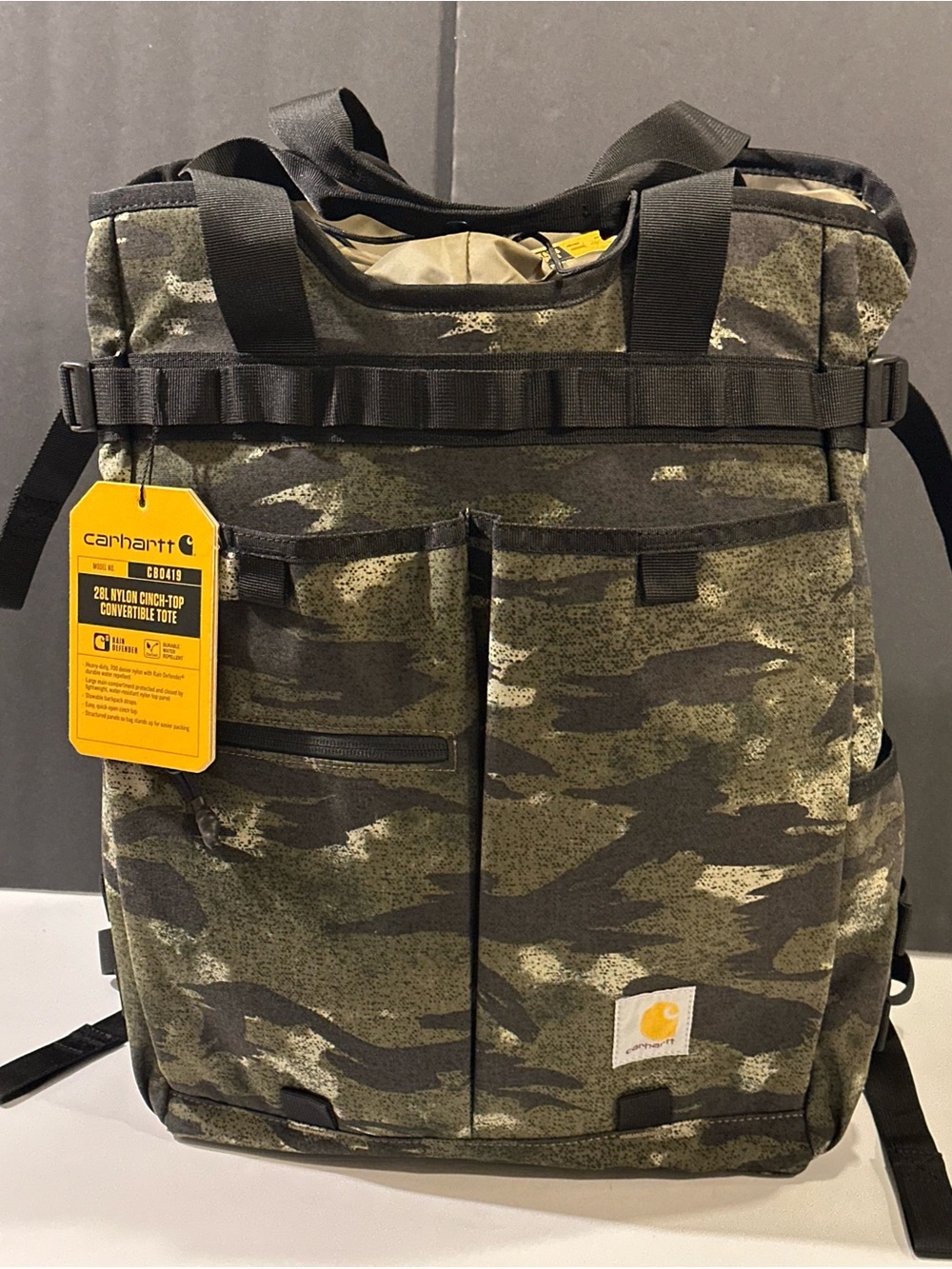 Carhartt Green Camo Utility Backpack